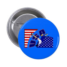 USA volley Fußballliebhaber US-Fußballteamgeschenk Anstecknadel