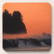 USA, Washington, olympischer Nationalpark, Meer Cocktail Untersetzer