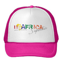 USAFRICA SUPERSTAR-FERNLASTFAHRER-HUT NETZ CAPS