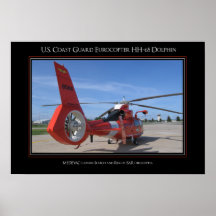 USCG Eurocopter HH-65 Delphin Plakatdrucke