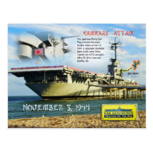 USS Lexington (CV-16), Corpus Christi, Texas Postkarte