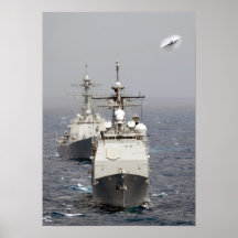 USS Mobile Bay (CG 53) Plakat