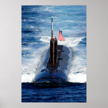 USS Tucson Plakatdruck