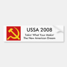 USSA 2008 AUTOAUFKLEBER