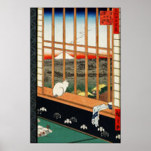 Utagawa Hiroshige Plakat: Asakusa Ricefields