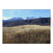 Utah-Gebirgshochzeits-Einladung Grußkarte