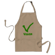V ist für vegane Schürzen