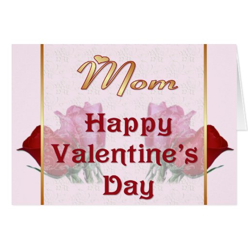 Valentine-Rosen - Mamma Karte