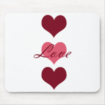 Valentines-Liebe-Herzen Mousepad