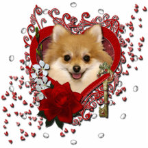 Valentines - Schlüssel zu meinem Herzen - Spitz Fotoskulpturen