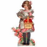 Valentines-Verzierungs-Karte oder Geschenk-Krawatt Photofiguren