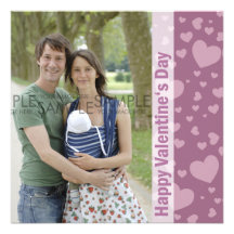 Valentinsgruß-HerzenConfetti:: Foto-Karte/laden ei Individuelle Ankündigung