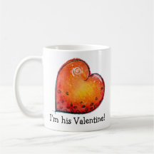 Valentinsgruß-roter Herz-Becher Tee Tasse