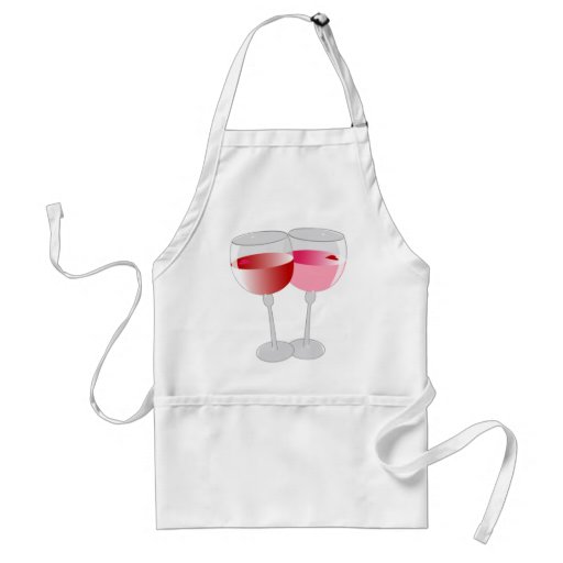 Valentinsgruß-Wein Schürze