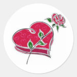 Valentinsgrüße Aufkleber