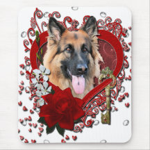 Valentinsgrüße - Schlüssel zu meinem Herzen - Schä Mousepads