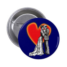 Valentinstag Paar Liebe couple love valentine Anstecknadel