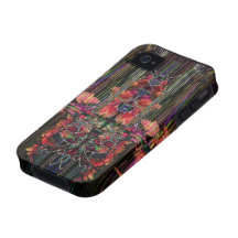 Valxart Harfe reiht abstraktes auf Vibe iPhone 4 Case