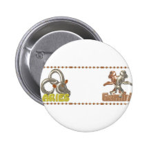 ValxArt Widder-Zwillingstierkreisfreundschaft Buttons