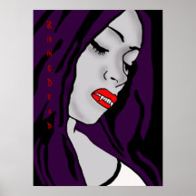 Vampir ", der absolut steigt " poster