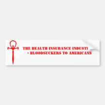 Vampir, die Krankenversicherungsbranche - - Bloo… Autosticker
