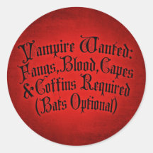 Vampire gewollt sticker