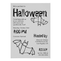 Vampire-Schläger-Halloween-Party-Einladung