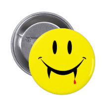 Vampire-Smiley Buttons