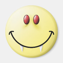 Vampire-Smiley Magnete