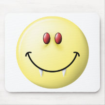 Vampire-Smiley Mauspad
