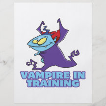 Vampire, wenn lustiger Cartoon ausgebildet wird Individuelle Flyer