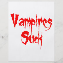 Vampires sind zum Kotzen Flyerbedruckung