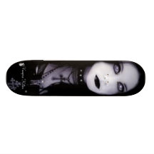 Vampirs-Kätzchen - Goth Mädchen Personalisiertes Skatedeck