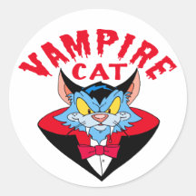 Vampirs-Katze Aufkleber