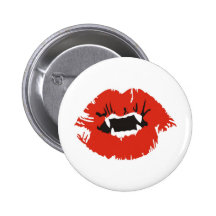 Vampirs-Kuss Anstecknadelbutton