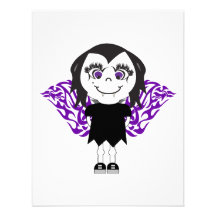 Vampirs-Mädchen-Stammes- Flügel Ankündigung