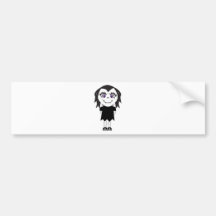 Vampirs-Mädchen-voller Körper Auto Sticker