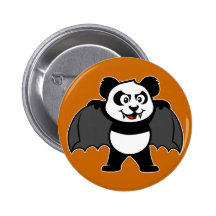 Vampirs-Panda Anstecknadelbutton