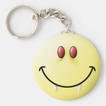 Vampirs-smiley-Gesicht Schlüsselanhänger