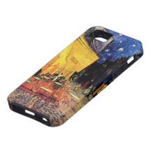 Van Gogh; Café-Terrasse nachts, Vintage feine Kuns iPhone 5 Etuis