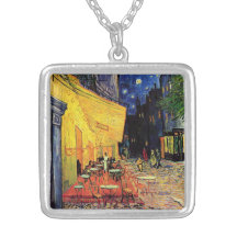 Van Gogh; Café-Terrasse nachts, Vintage feine Kuns Selbst Gestalteter Schmuck