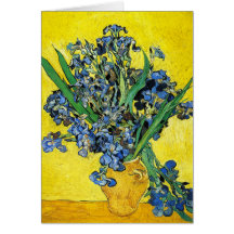 Van Gogh Irises Anmerkungs-Karte
