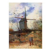 Van Gogh; La Galette (Windmühle) Le Moulin de Einladungen