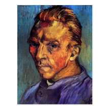 Van Gogh - Selbstporträt 2 Postkarten