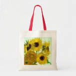Van Gogh: Sonnenblume-Vintage feine Kunst des Vase Tragetasche