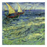 Van- Goghmeerblick am Saintes-Maries Geburtstags-P Personalisierte Einladungen