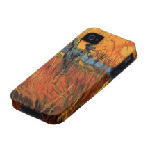 Van- Goghweiden am Sonnenuntergang, Vintager Impre iPhone 4/4S Case