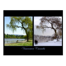 Vancouver-Andenken-Postkarten-Jahreszeit-Landschaf