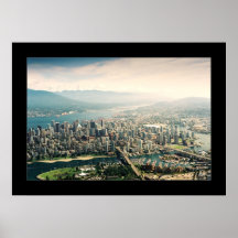Vancouver (eingefaßt) posterdrucke