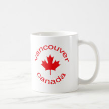 Vancouver Kanada Kaffee Tassen